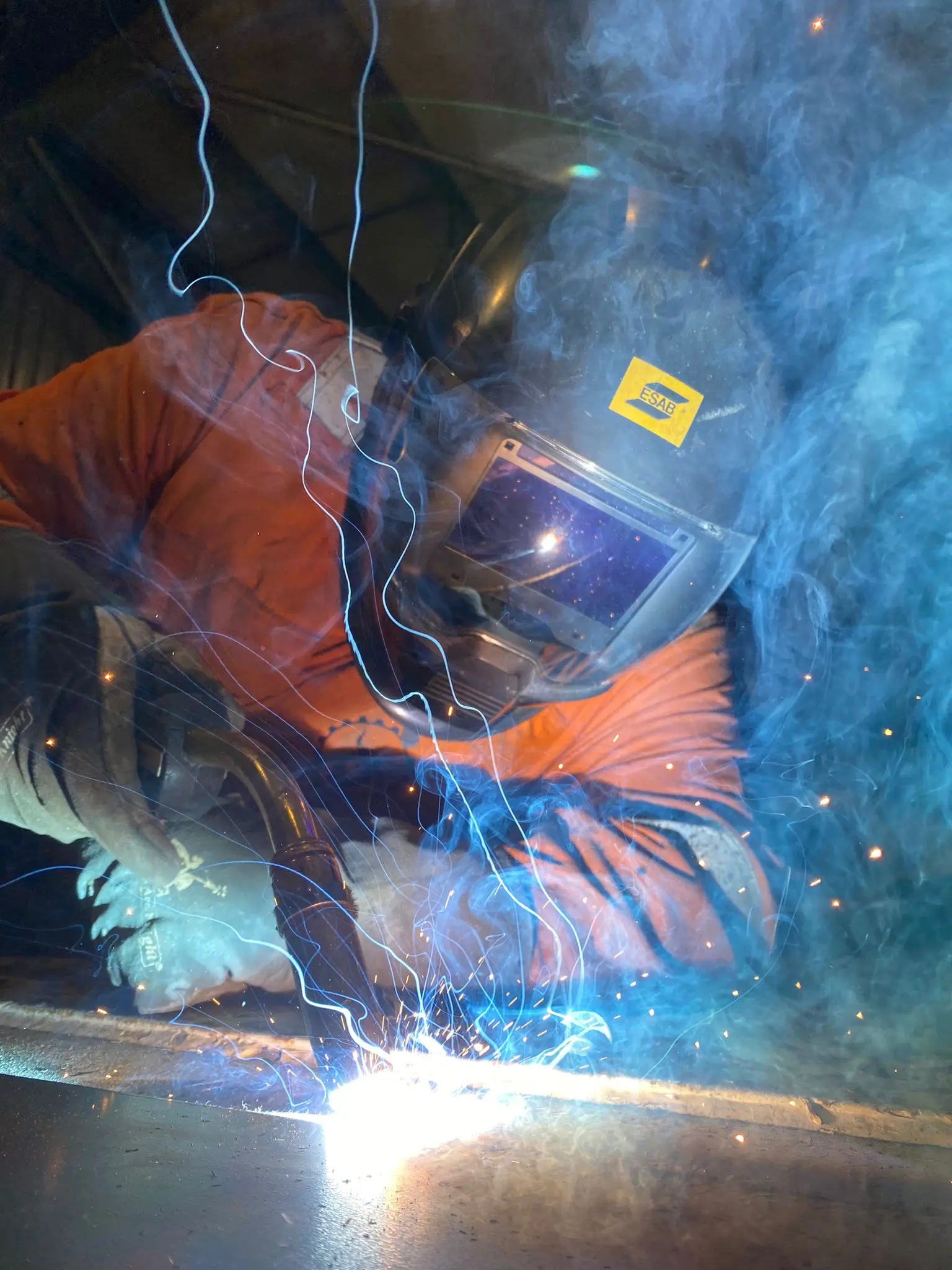 Welding services at Viking Engineering Ltd workshop in Southampton